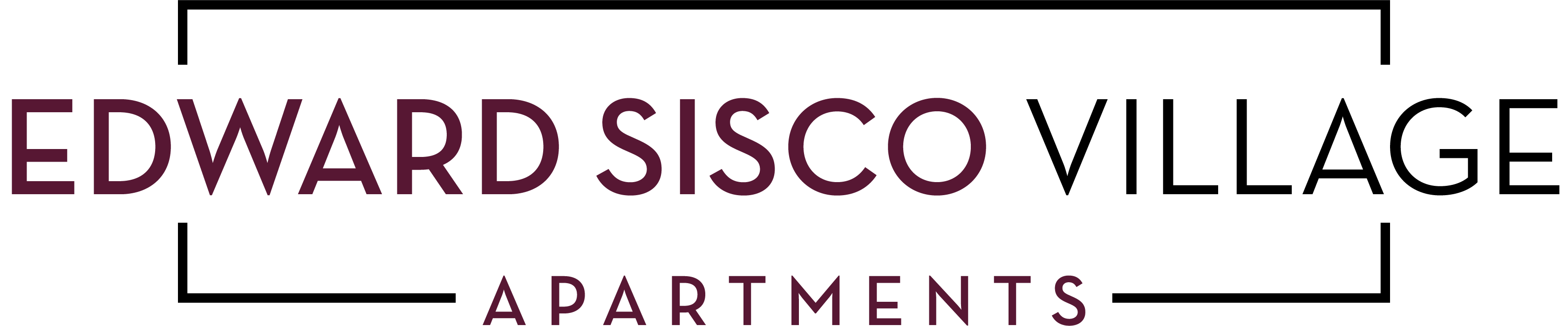 Edward Sisco Village apartments logo.